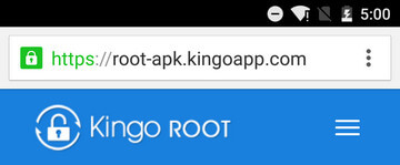 El sitio web de Kingo Root Apk, la mejor herramienta de rootear android con un clic.